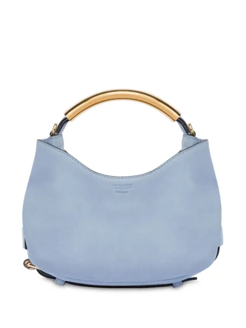 Moschino Handle Me logo-debossed tote bag
