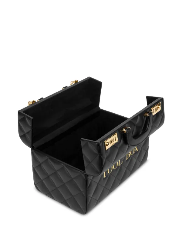 Moschino Quilted Tool Box | Black | FARFETCH