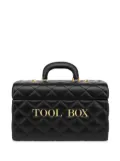 Moschino quilted tool box - Black