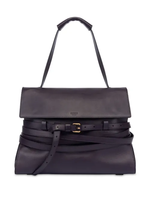 Sac porté épaule Tie Me médium - Moschino - Modalova