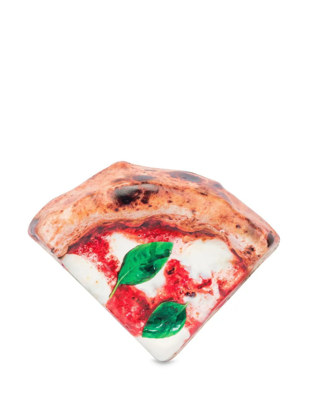 Moschino Pizza-achtige mini-schoudertas Bruin