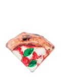 Moschino pizza-like shoulder mini bag - Brown