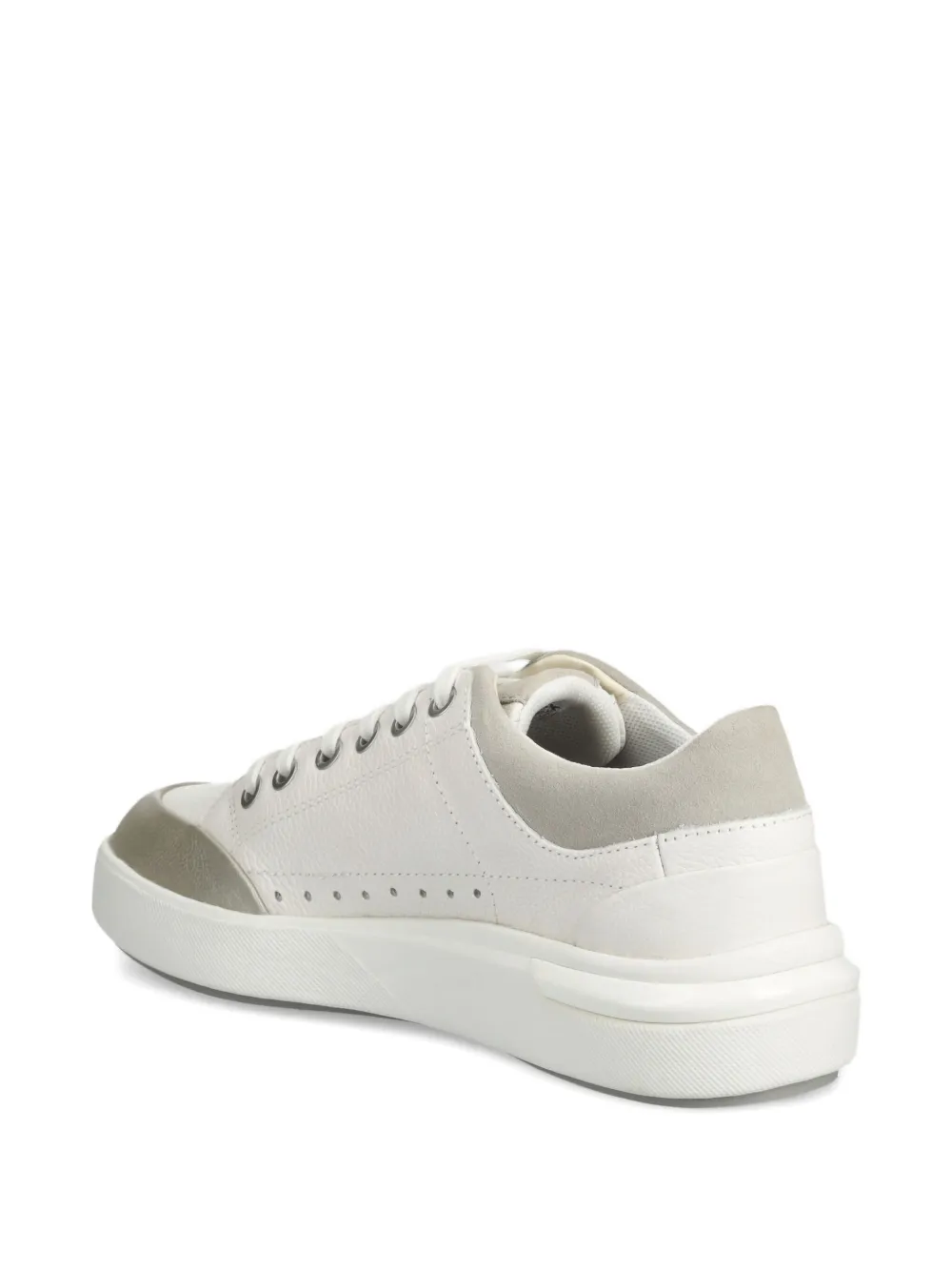 Geox Dayla geperforeerde sneakers met vlakken Wit