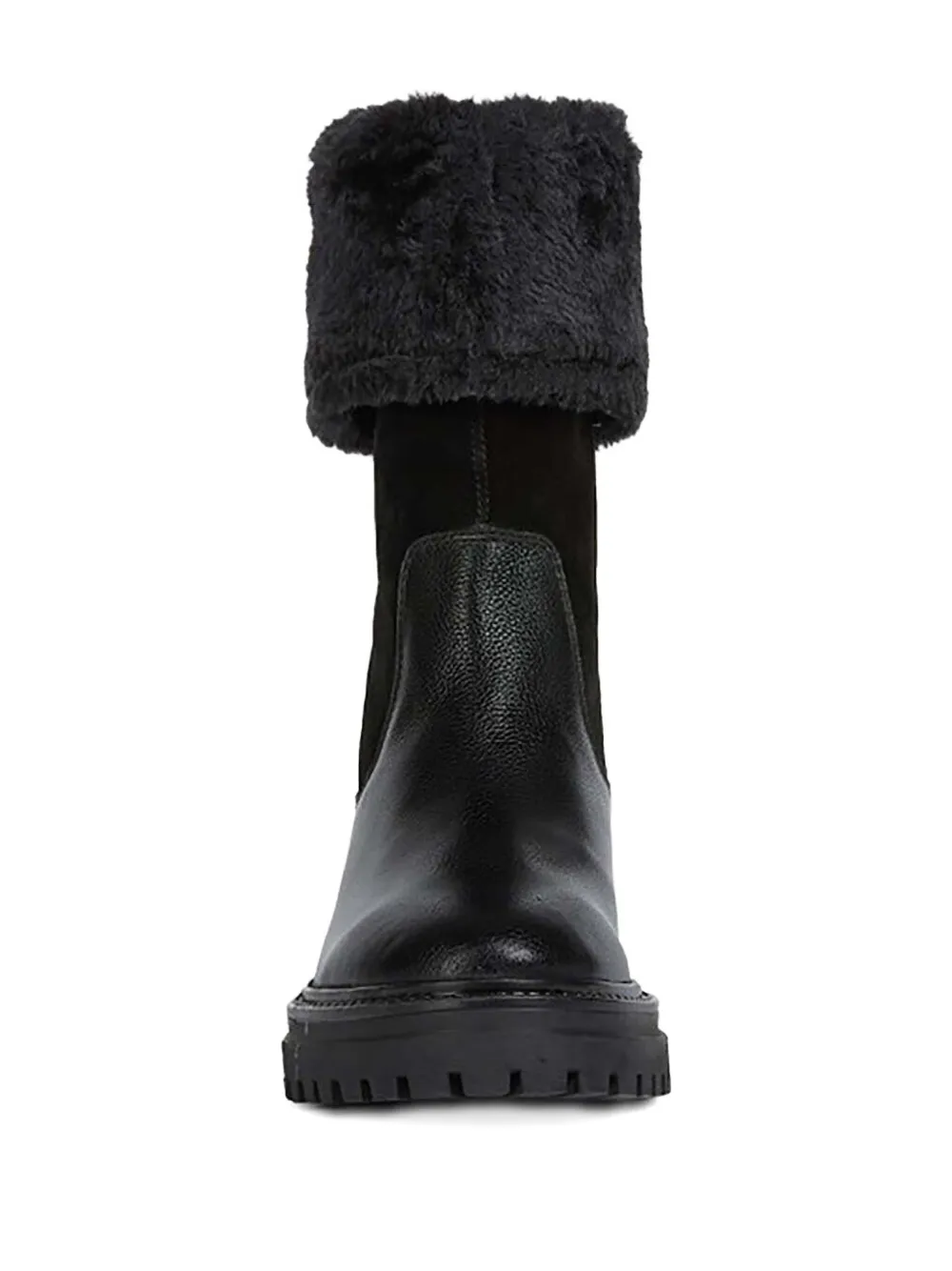 Geox trim-detail ankle boots Black