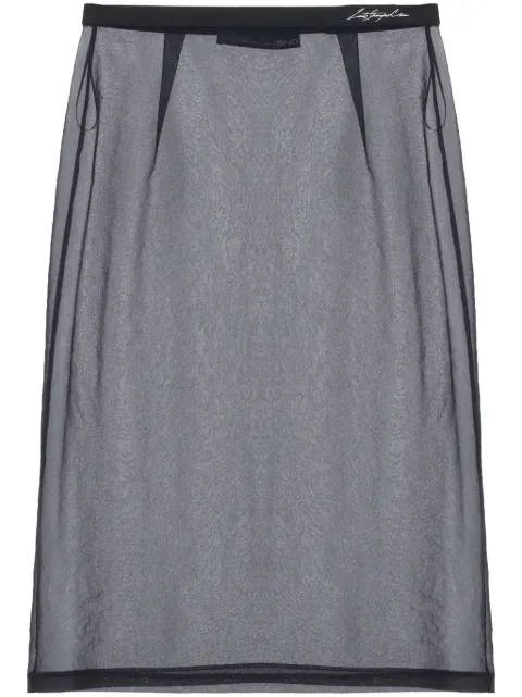 Louis Shengtao Chen 网布中长半身裙