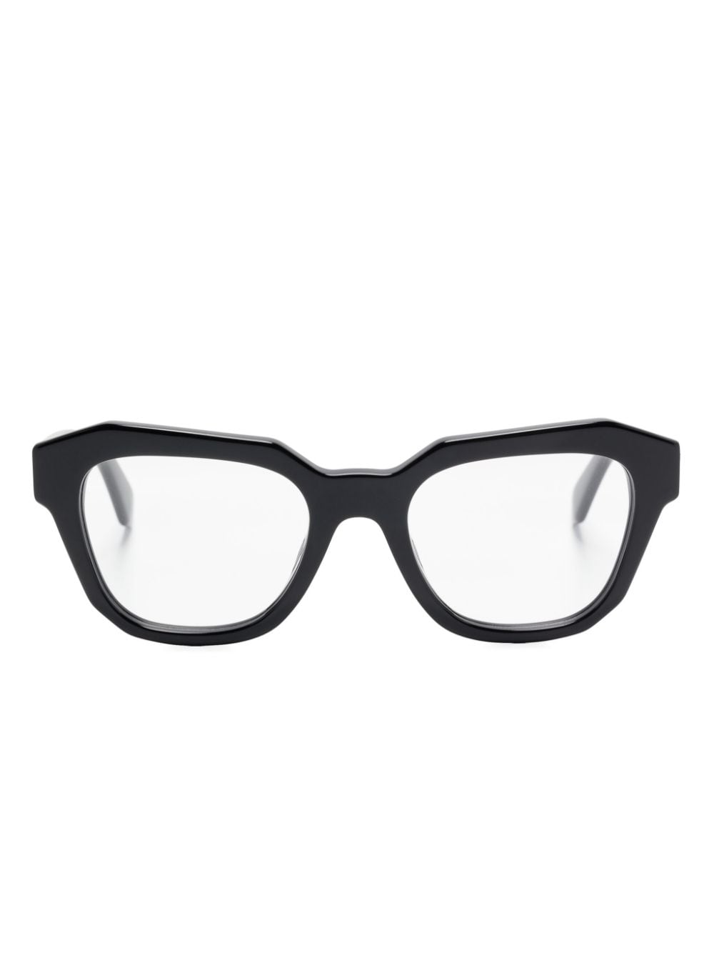 Shop Off-white Eyewear Style 7f Glasses In Black