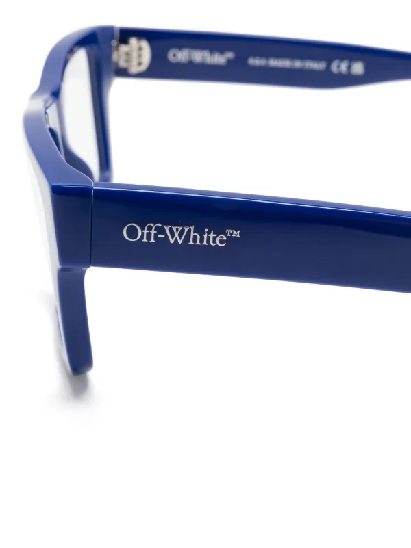 Off-White Eyewear Style 75 Glasses | Blue | FARFETCH ID