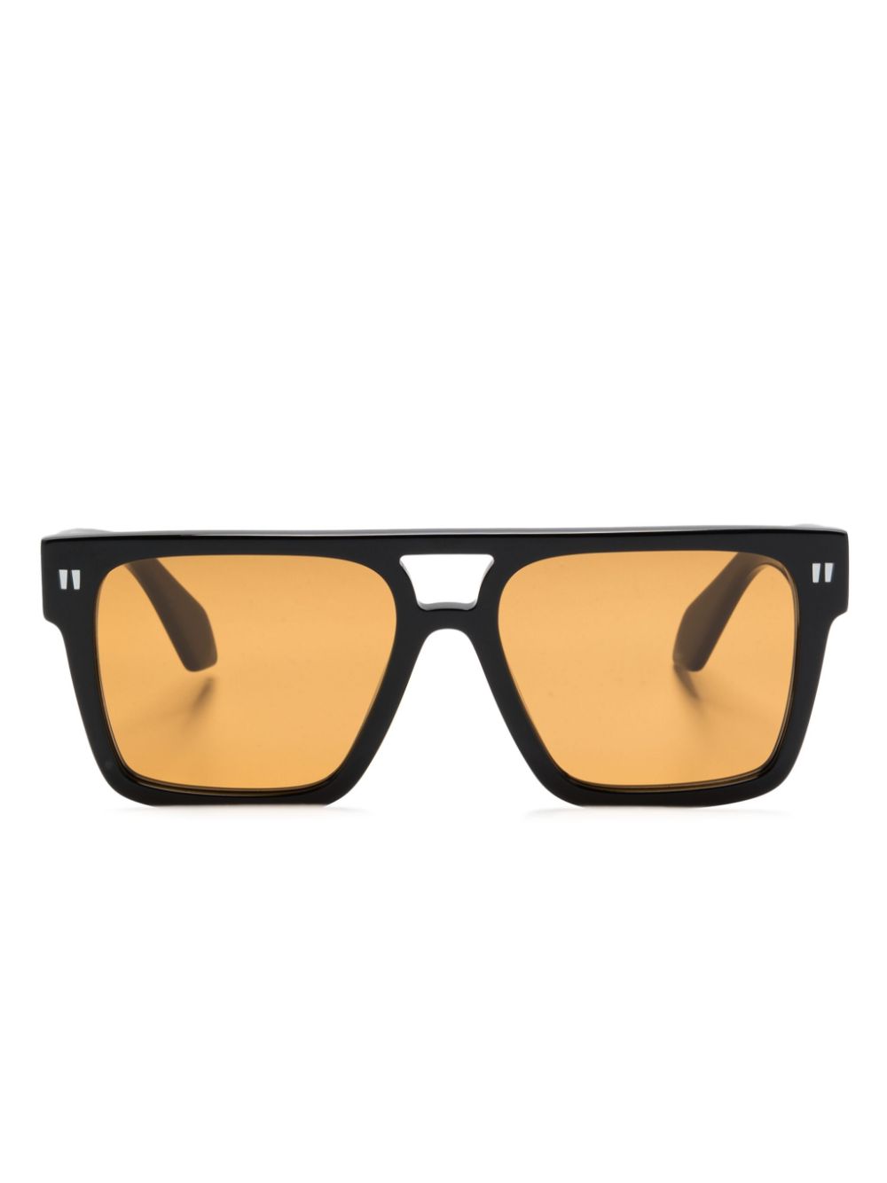 Shop Off-white Eyewear Springfield Sunglasses In 黑色