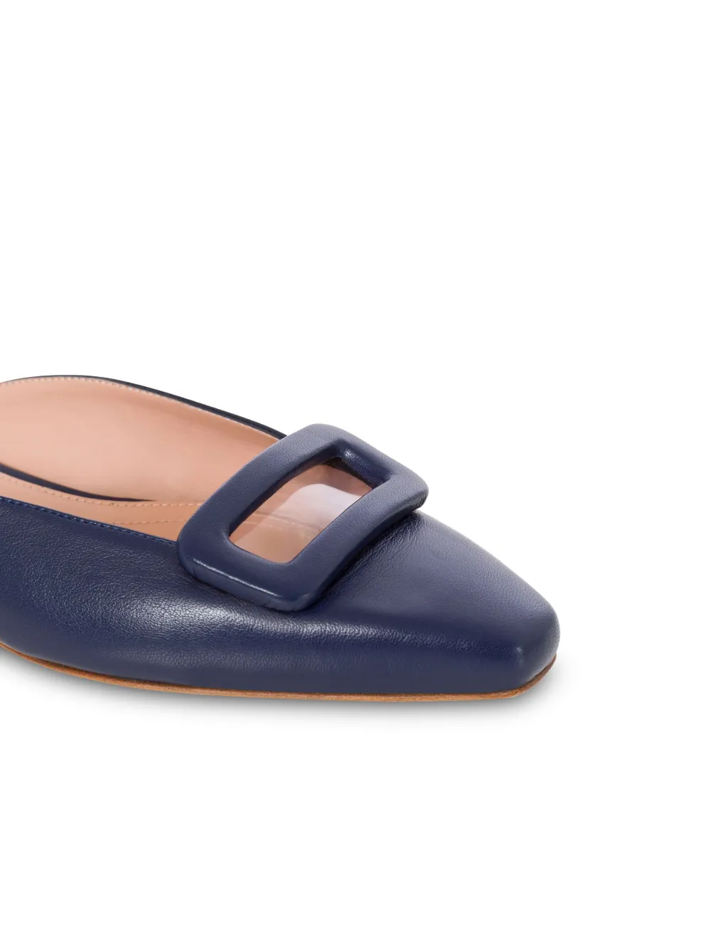 Alberta Ferretti Leren muiltjes Blauw