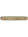 Alberta Ferretti bead-embellished belt - Neutrals