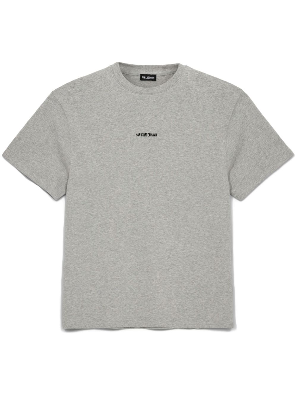 Han Kjøbenhavn logo-embroidered T-shirt - Grey