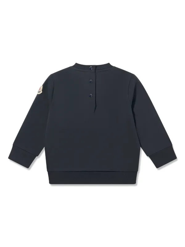 【12Y】モンクレールアンファン☆ロゴスウェットシャツ♪ Moncler Enfant ロゴ スウェットシャツ | ブルー | FARFETCH JP