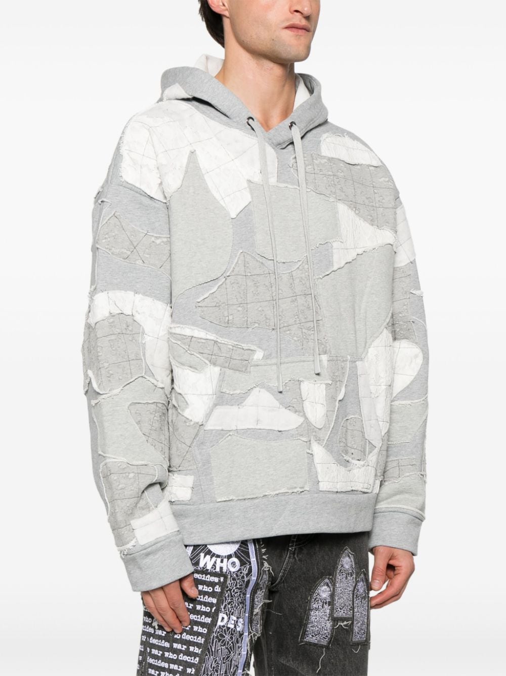 Shop Who Decides War Atom Hoodie In Grey