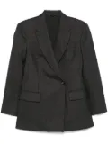Brunello Cucinelli double-breasted blazer - Grey