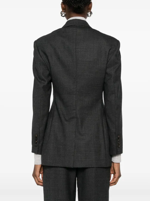 Brunello Cucinelli ダブルジャケット | グレー | FARFETCH JP