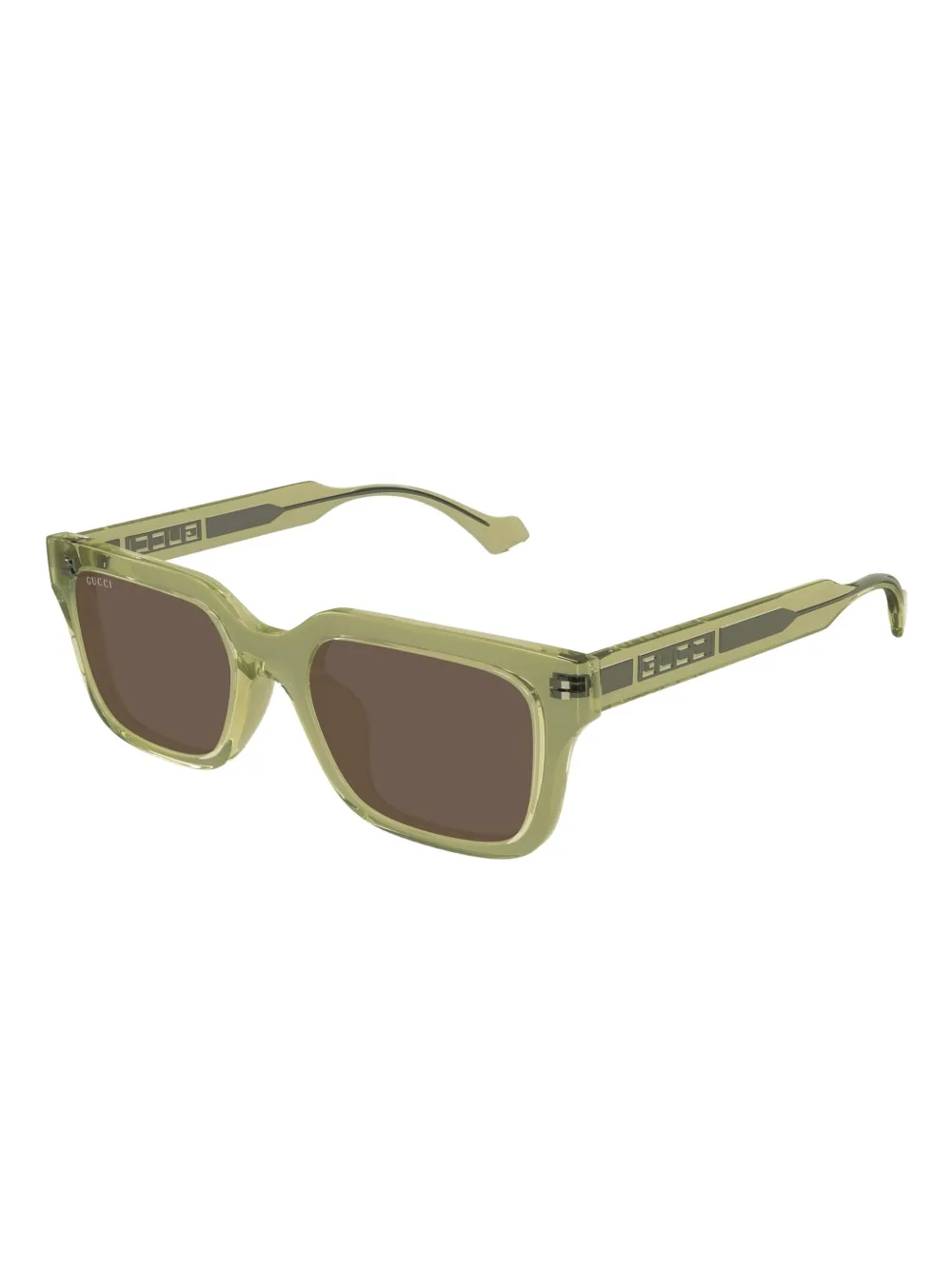 Gucci Eyewear GG1732SK zonnebril met vierkant montuur Groen