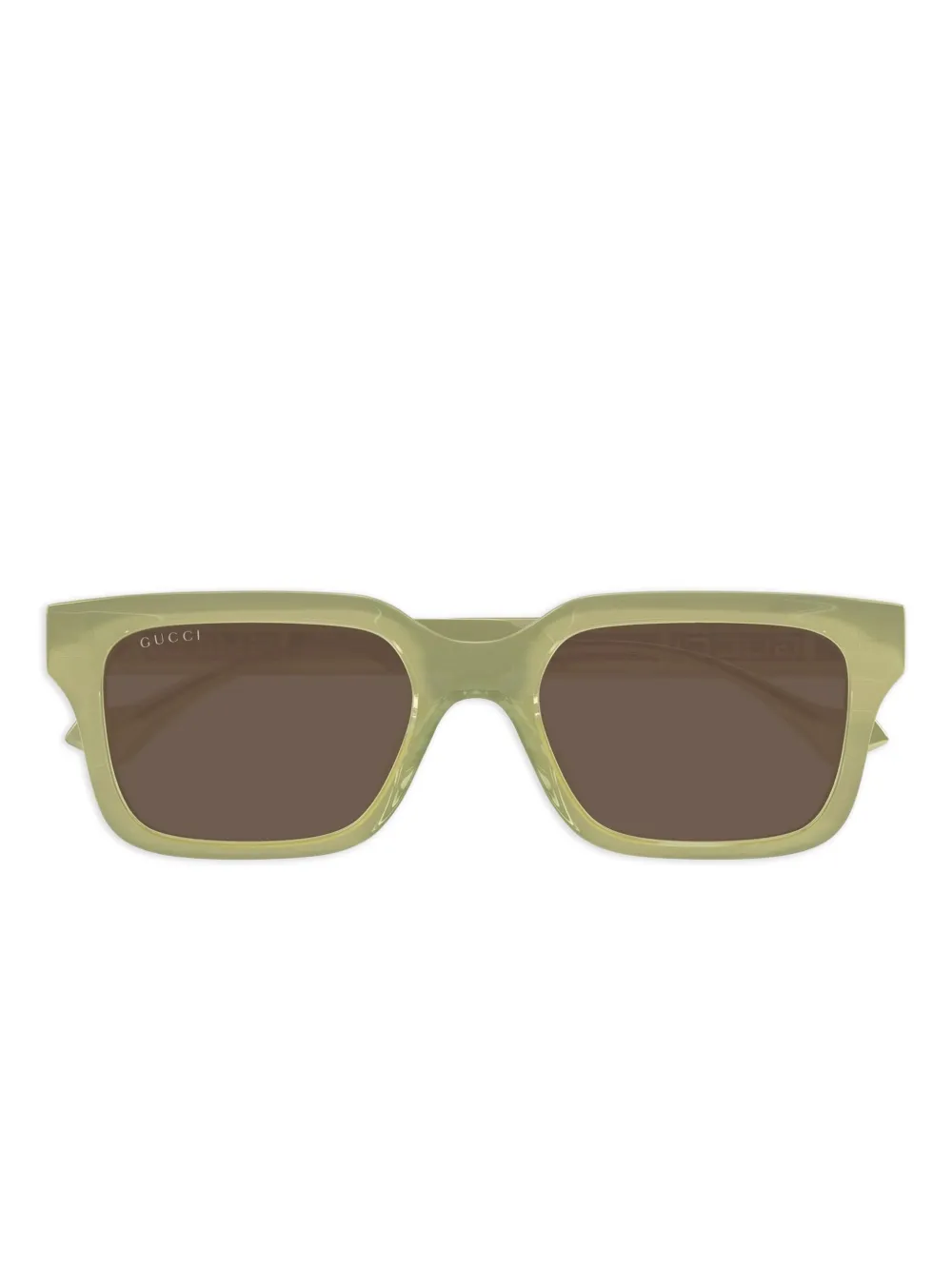 Gucci Eyewear GG1732SK スクエアフレーム サングラス - グリーン Gucci Eyewear GG1732SK スクエアフレーム サングラス - グリーン