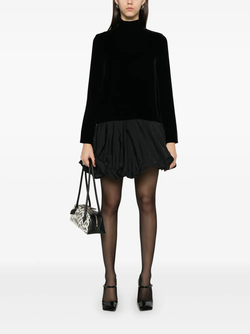 Max Mara Osso mini-jurk Zwart