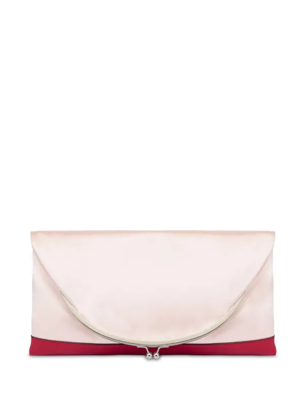 【美品】MOSCHINO ピンク クラッチバッグ Moschino ボールチェーン クラッチバッグ | ピンク | FARFETCH JP