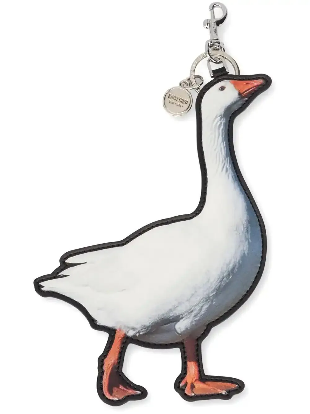 goose motif pouch