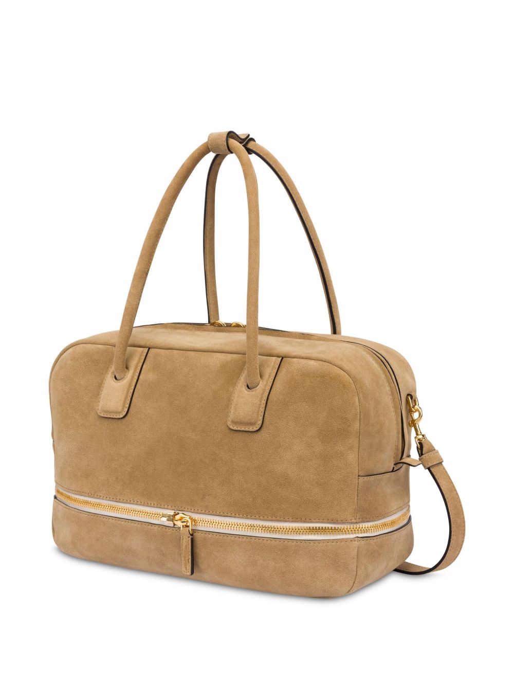 Moschino Shopper met logo-reliëf - 10A BEIGE