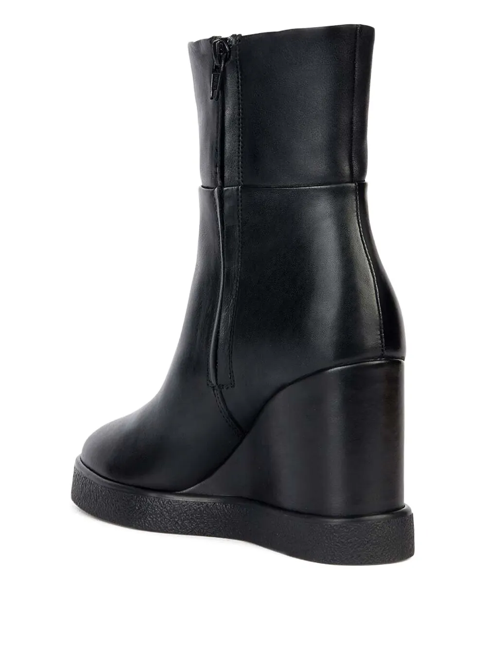 Geox 90mm wedge ankle boots Black