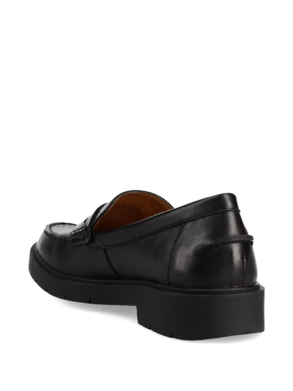 Geox Spherica Ec1 stitched-detail loafers Black