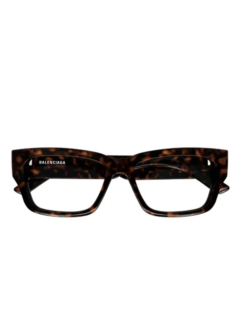 Balenciaga Eyewear tortoiseshell rectangle-frame glasses