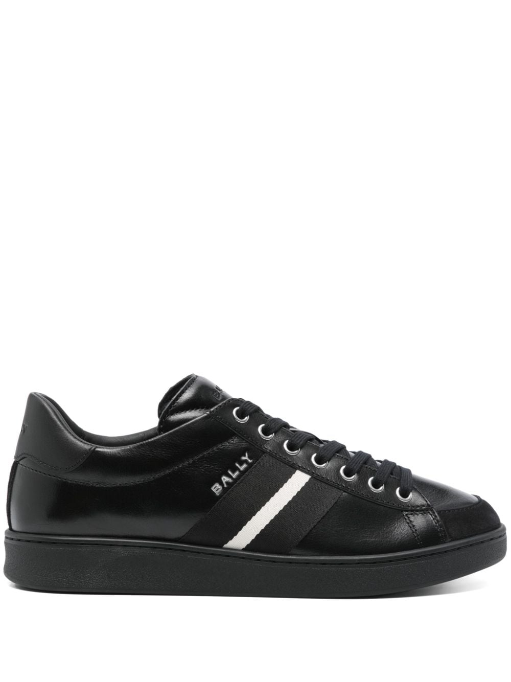 Bally Leren sneakers Zwart