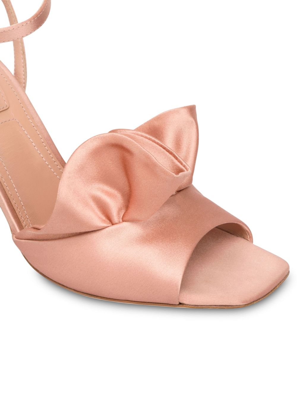 Alberta Ferretti Sandalen met ruches Roze