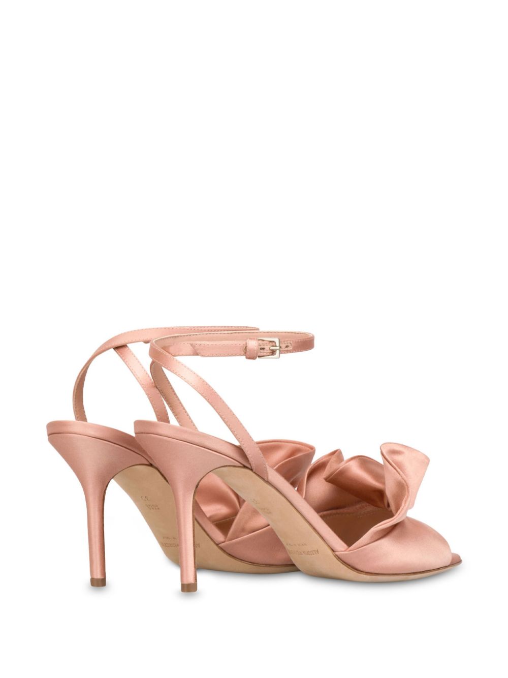 Alberta Ferretti Sandalen met ruches Roze