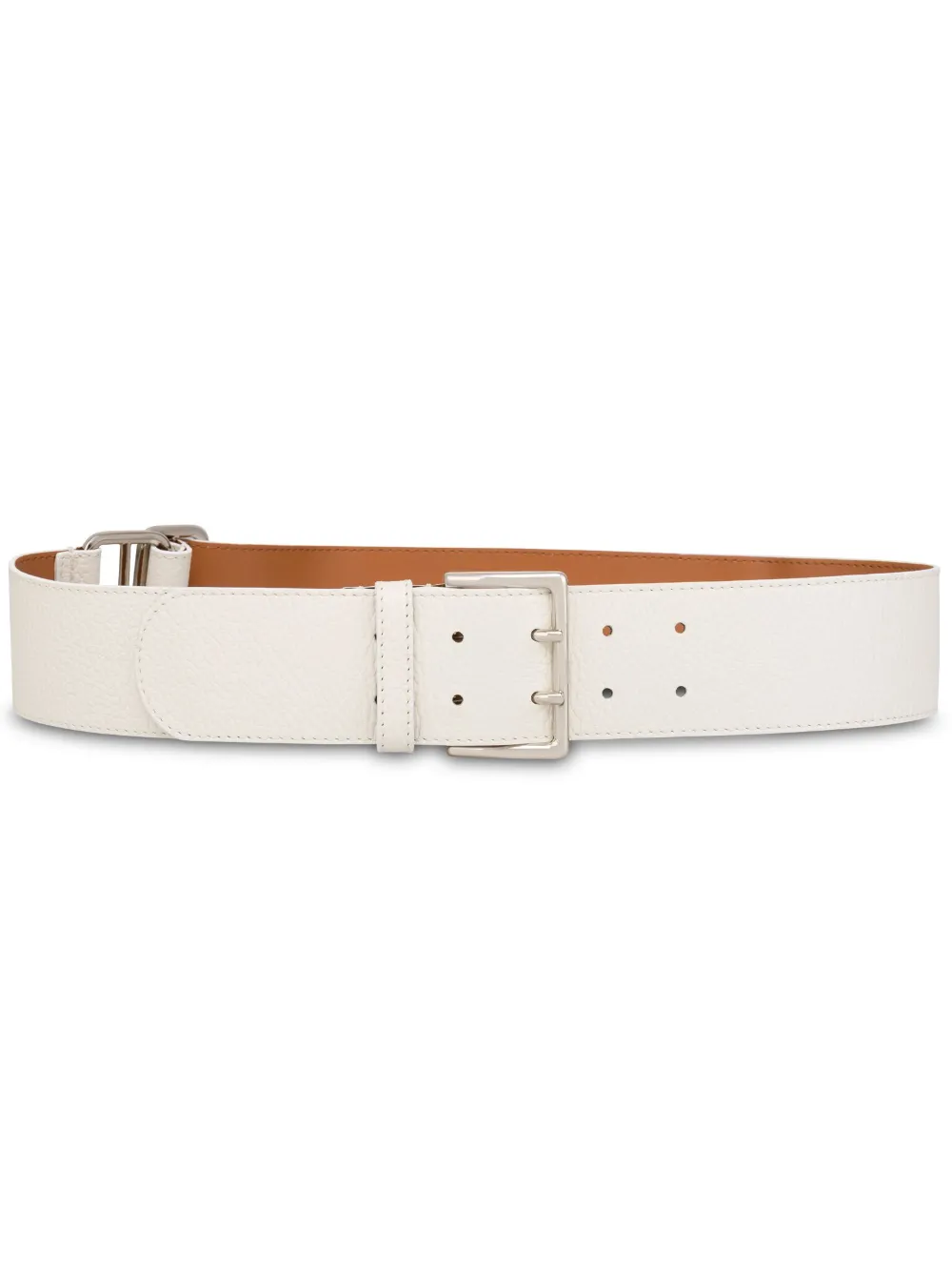 Alberta Ferretti buckled leather belt | White | Image 1