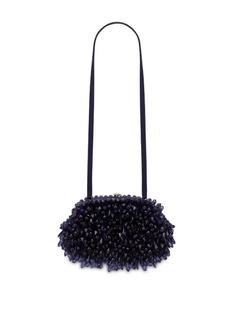 Alberta Ferretti beaded clutch bag