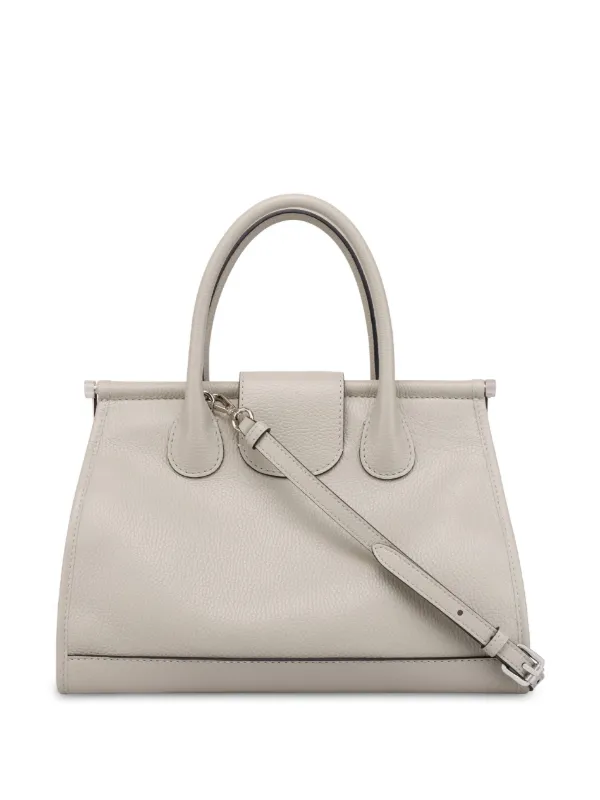 A FERRETTI レザー ショルダーバッグ Alberta Ferretti レザーショルダーバッグ | グレー | FARFETCH JP