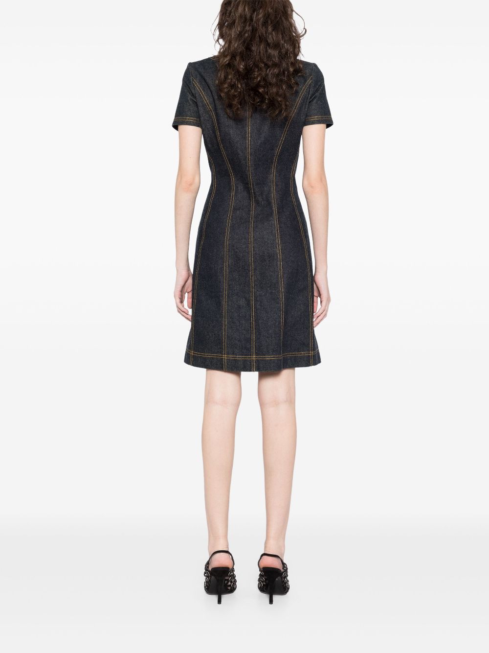 CHANEL 1997 cc mark button dress Women