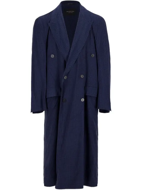 Balenciaga fluid double-breasted coat