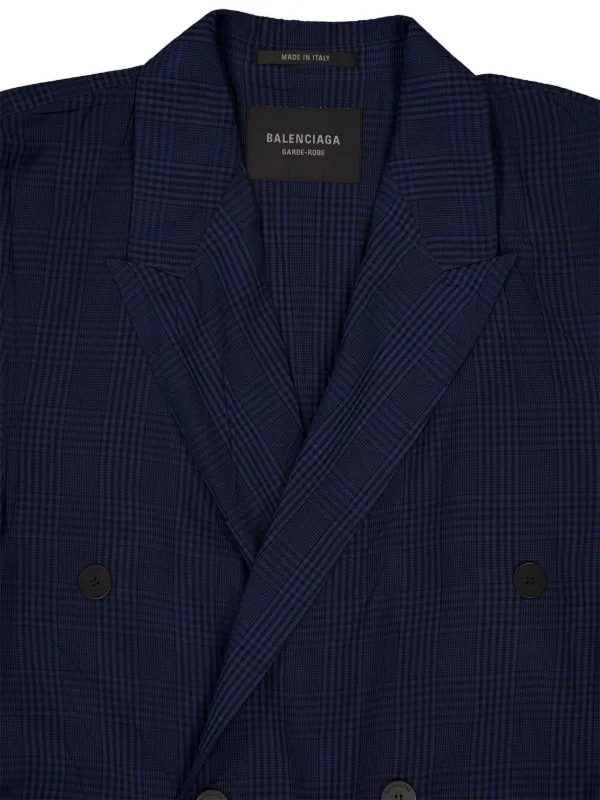 Balenciaga ダブルコート | ブルー | FARFETCH JP