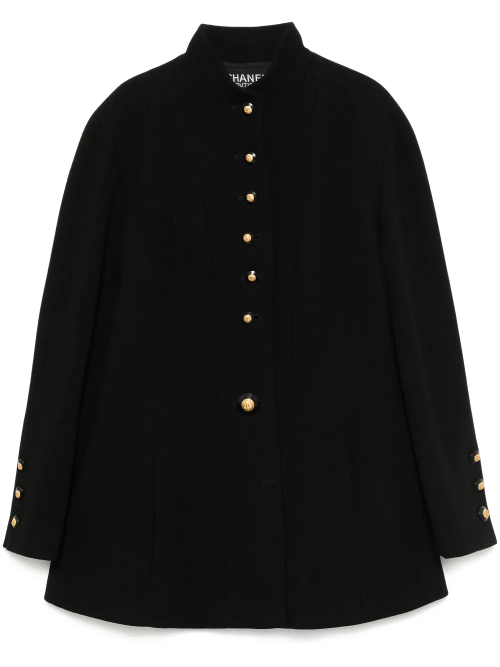 CHANEL Pre-Owned 1990s Coco mark button jacket | Black | Image 1