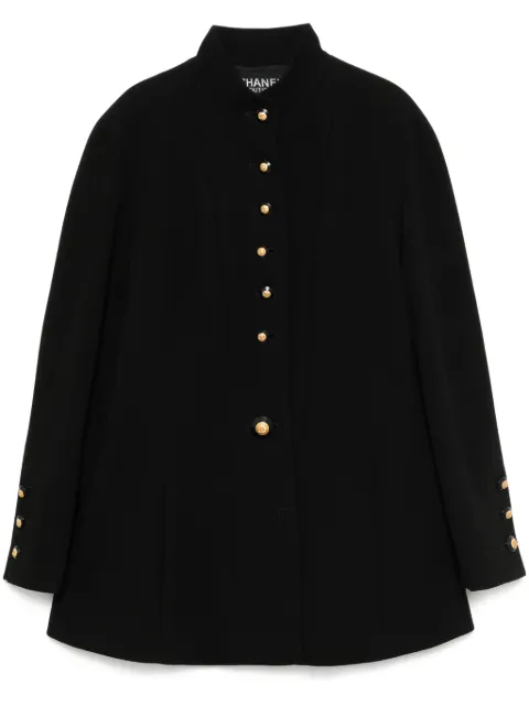 CHANEL Pre-Owned 1990s Coco mark button jacket