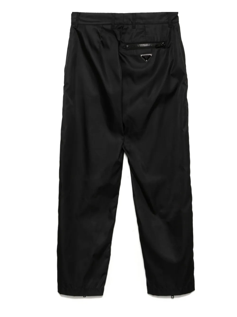 Prada Pre-Owned 2000s broek met ritssluiting - Zwart