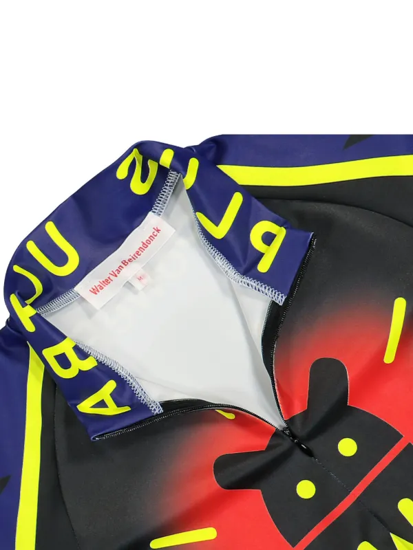 Walter Van Beirendonck 57 Bike long-sleeve Top | Black