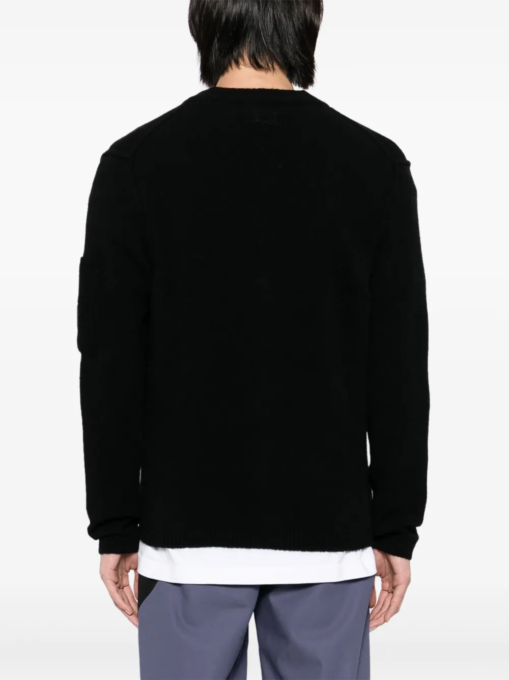 C.P. Company Vest met V-hals Zwart