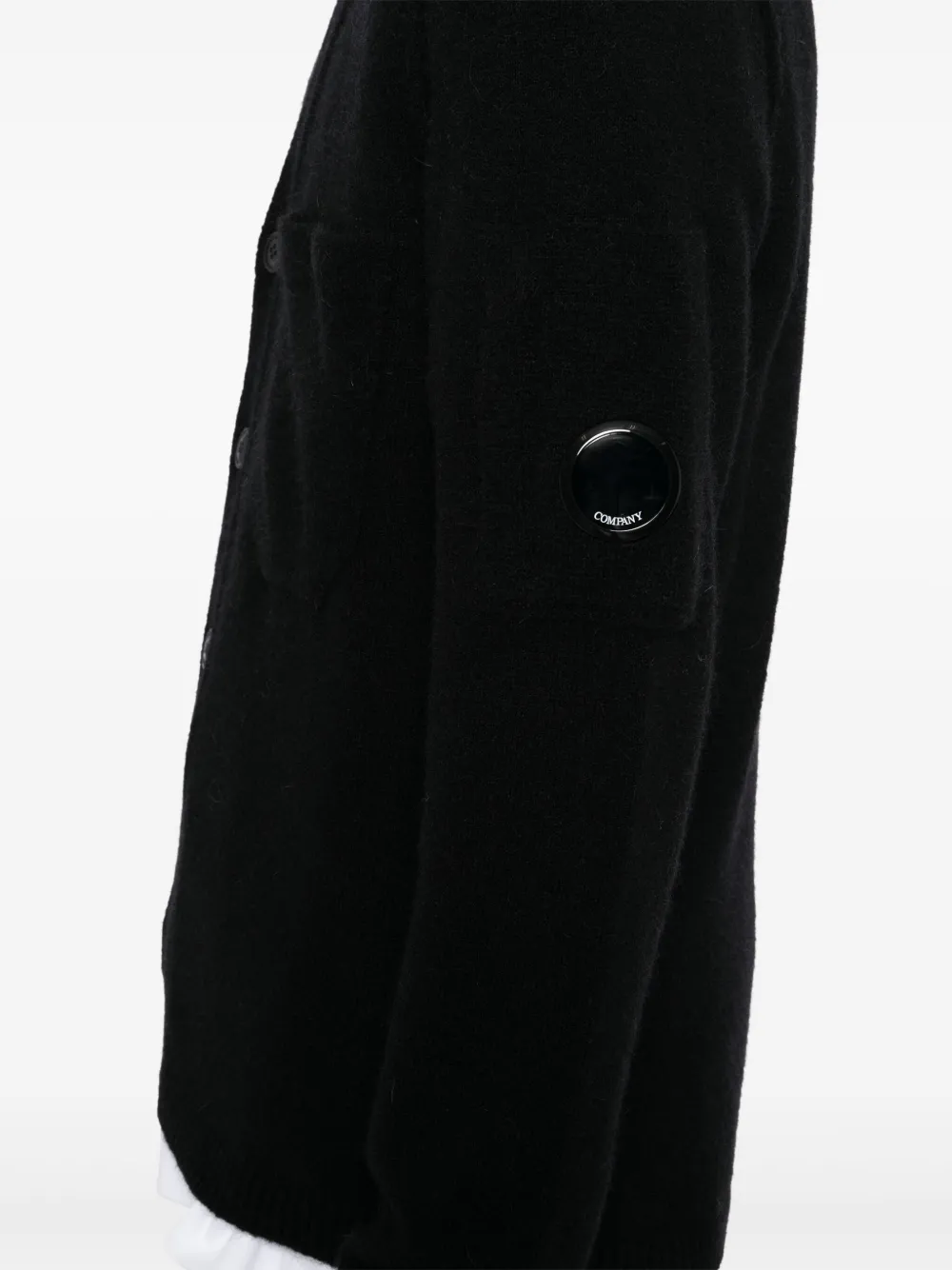 C.P. Company Vest met V-hals Zwart