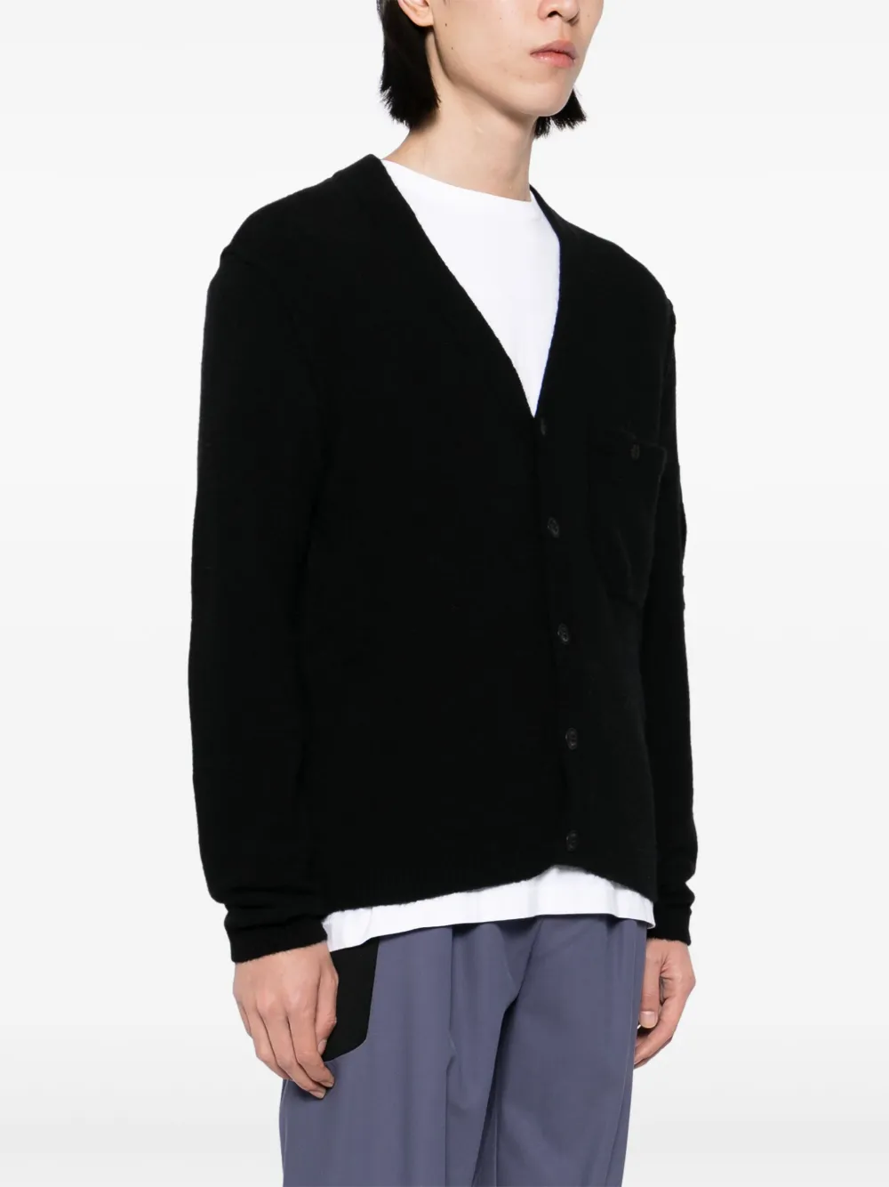 C.P. Company Vest met V-hals Zwart