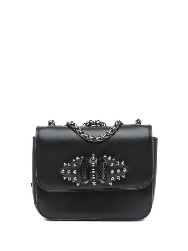 Christian Louboutin Pre-Owned 2010-2024 Baby Calfskin Sweet Charity  Crossbody Bag | Black | FARFETCH