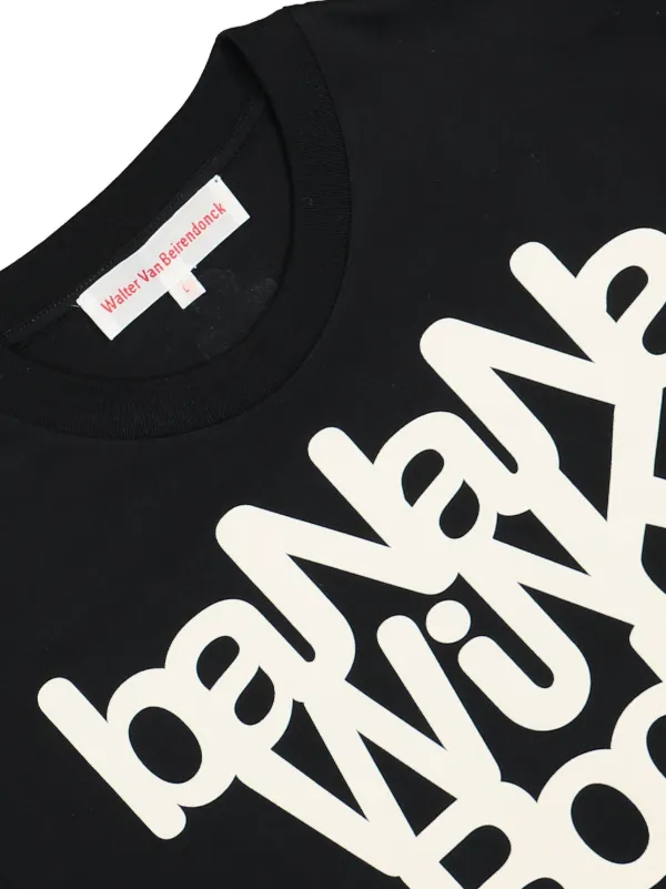 Walter Van Beirendonck Banana Wink Boom Tシャツ | ブラック