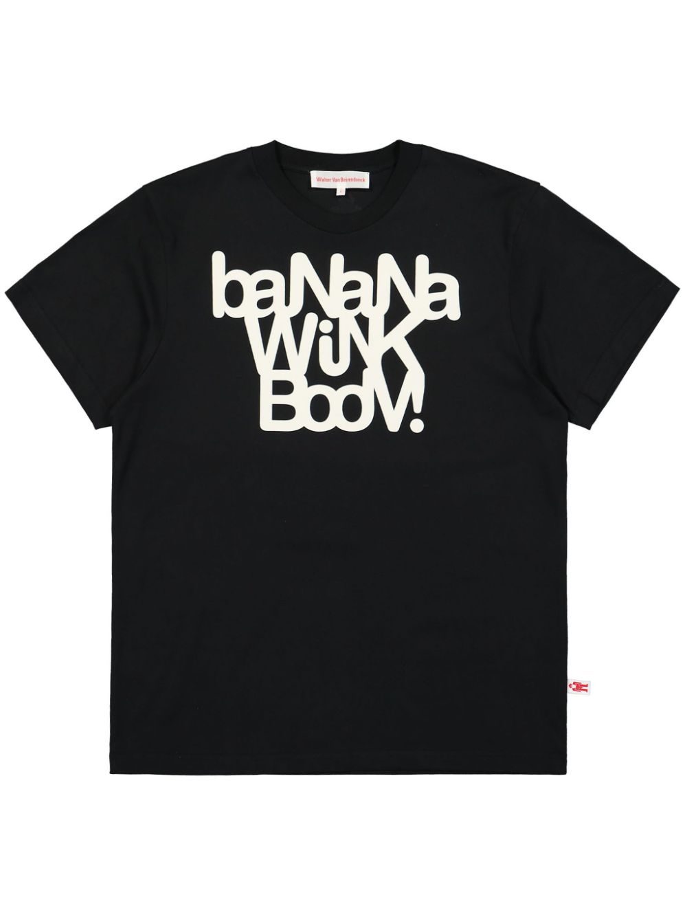 Walter Van Beirendonck Banana Wink Boom T-shirt - Black