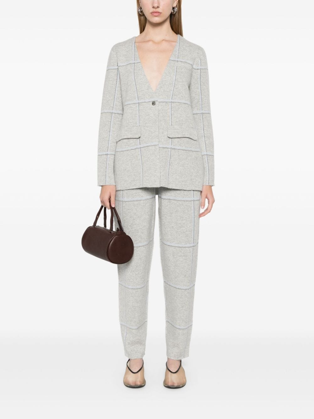 Shop Max & Moi Valma Cardigan In Grey