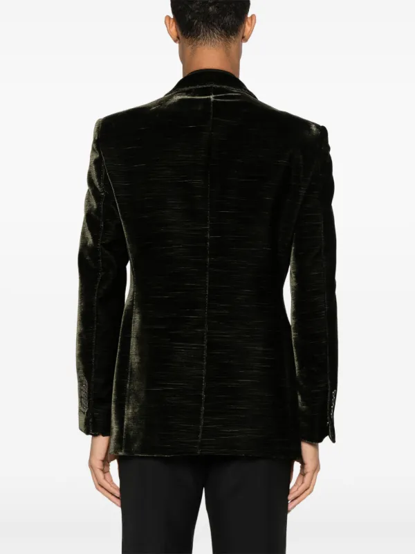 TOM FORD ベルベット ジャケット | グリーン | FARFETCH JP