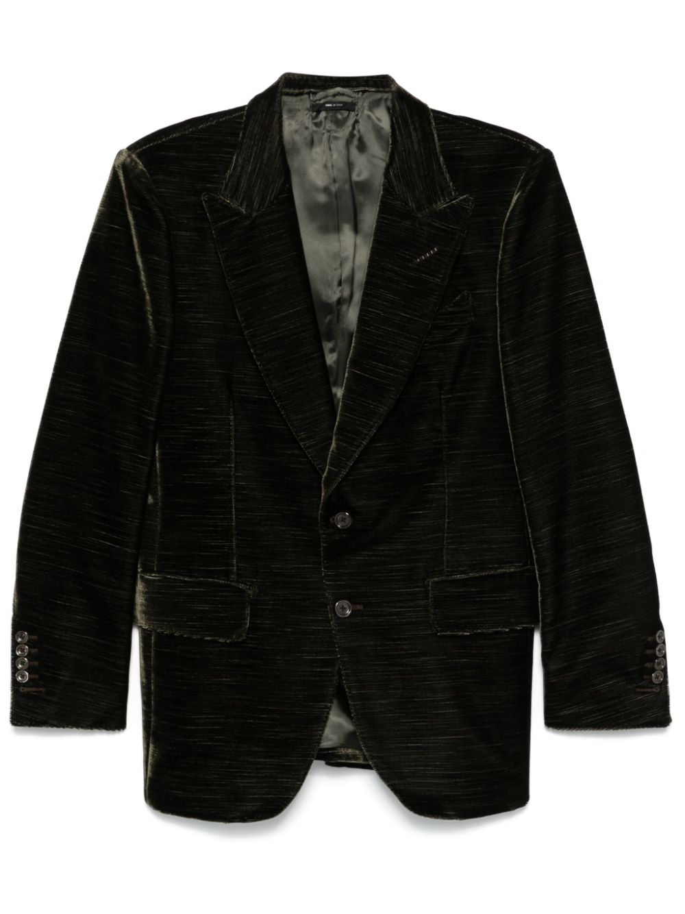 TOM FORD velvet blazer - Green